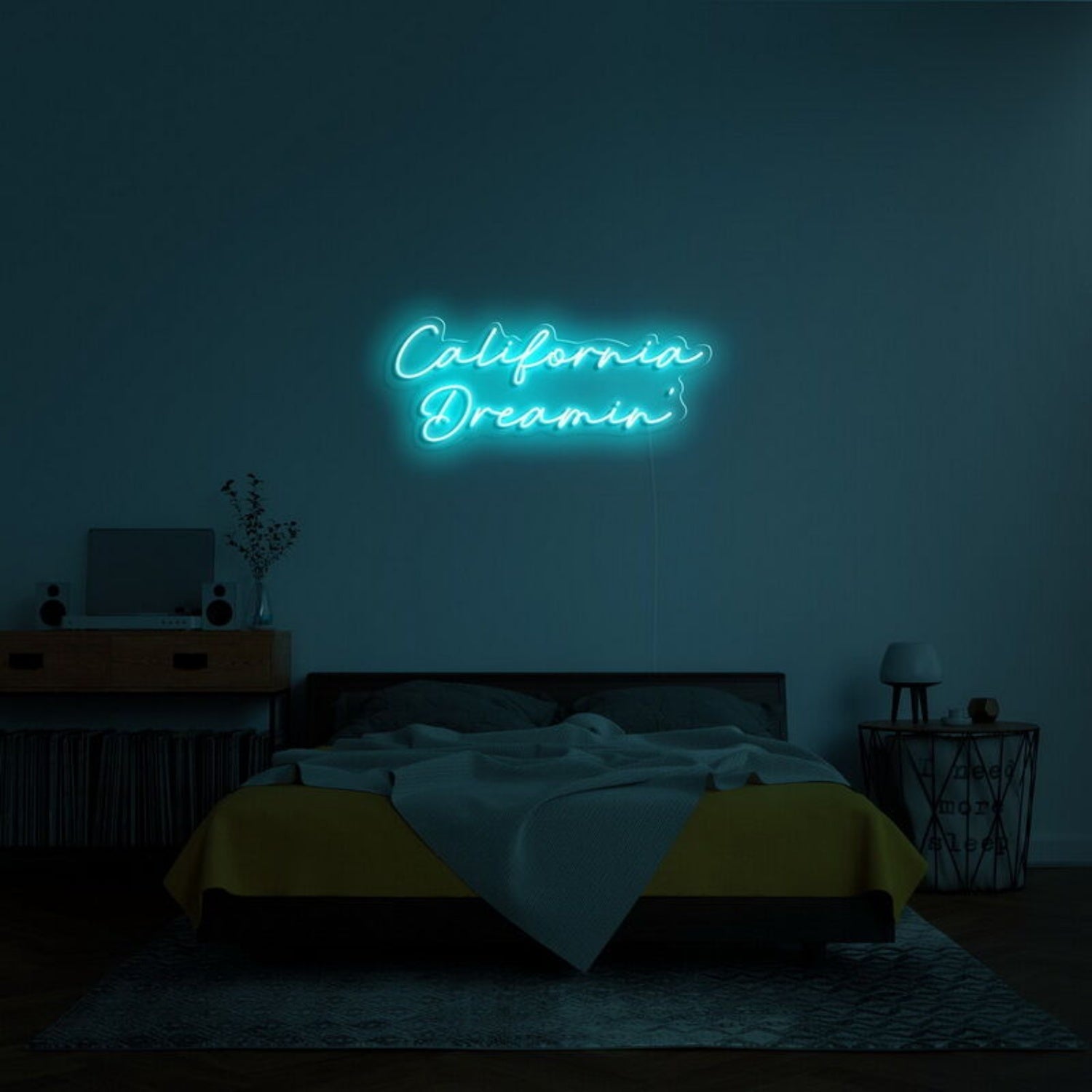 California Dreamin Led Neon Sign Frelaxing And Beach Decor - Shineneon