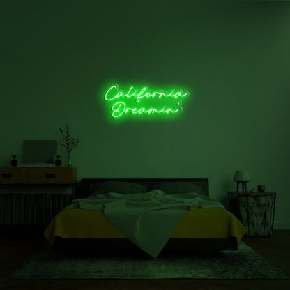 California Dreamin Led Neon Sign Frelaxing And Beach Decor | Shineneon
