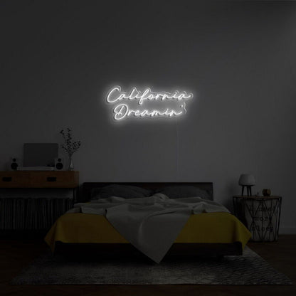 California Dreamin Led Neon Sign Frelaxing And Beach Decor - Shineneon