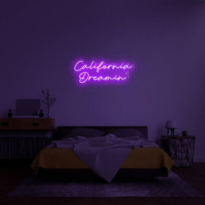 California Dreamin Led Neon Sign Frelaxing And Beach Decor - Shineneon