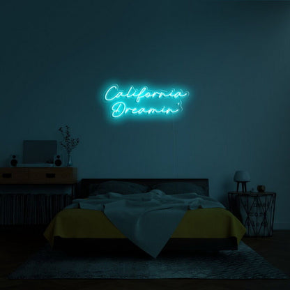 California Dreamin Led Neon Sign Frelaxing And Beach Decor | Shineneon