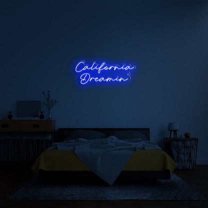 California Dreamin Led Neon Sign Frelaxing And Beach Decor - Shineneon