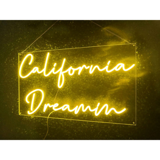 California Dreamin Led Sign Business Neon Signs