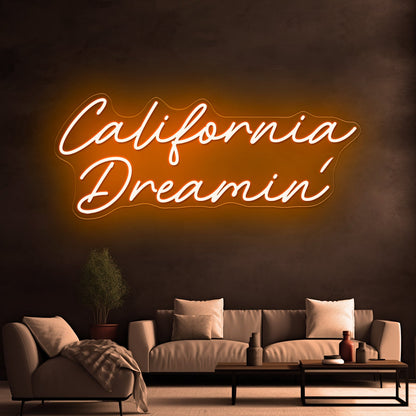 California Dreaming Neon Sign Customised Signs - Shineneon