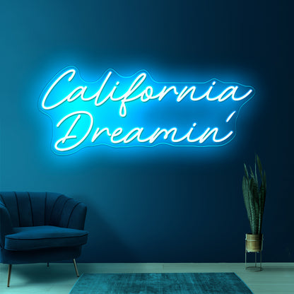 California Dreaming Neon Sign Customised Signs