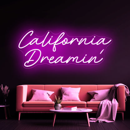 California Dreaming Neon Sign Customised Signs