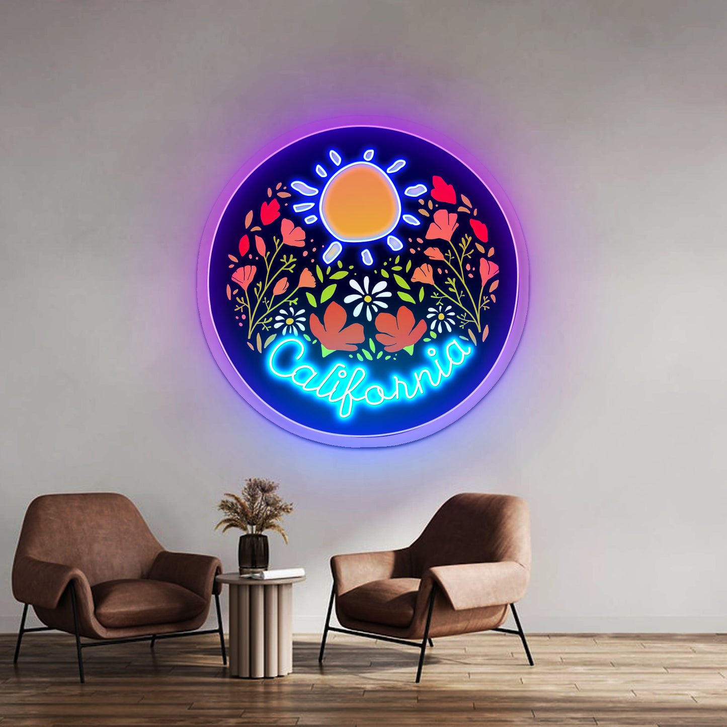 California Neon Signs - Sunshine Flowers led lights