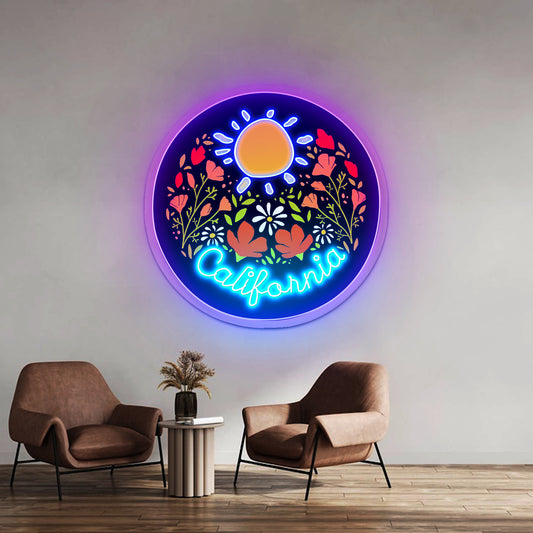 California Neon Signs - Sunshine Flowers led lights