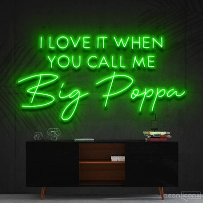 Call Me Big Poppa Pink Led Neon Sign For Home Decor | Shineneon