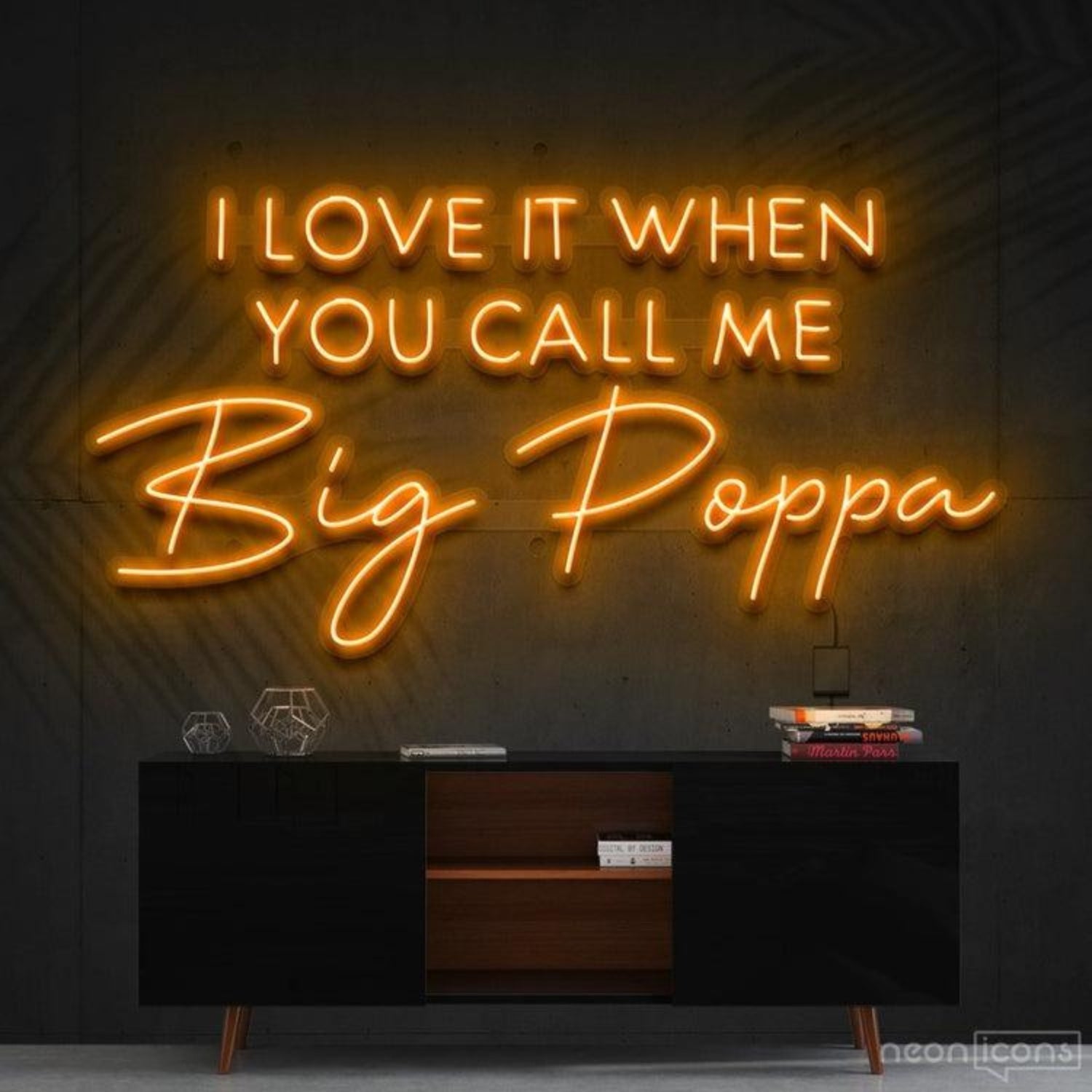Call Me Big Poppa Pink Led Neon Sign For Home Decor | Shineneon