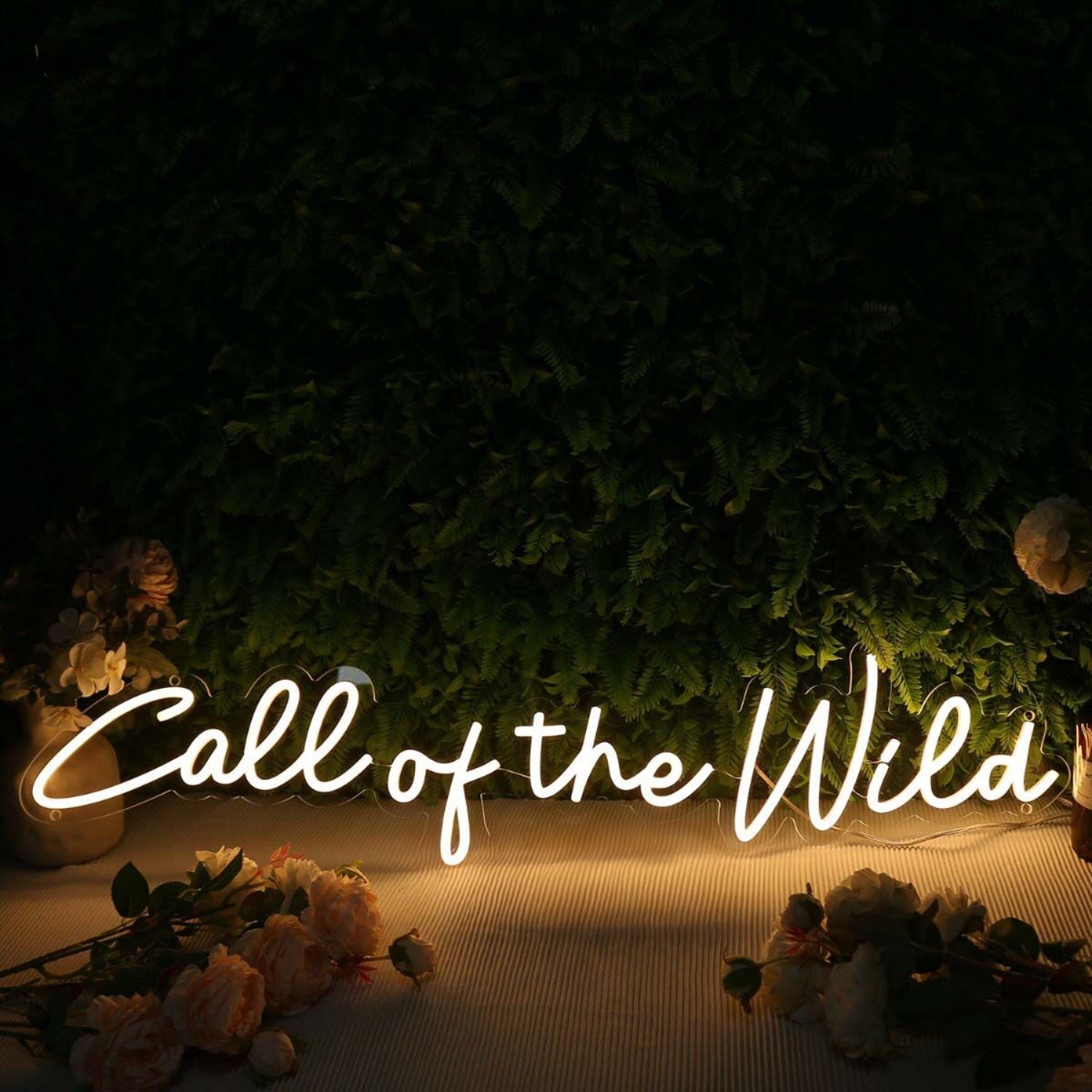 Call Of The Wild Yellow Led Neon Sign - Shineneon