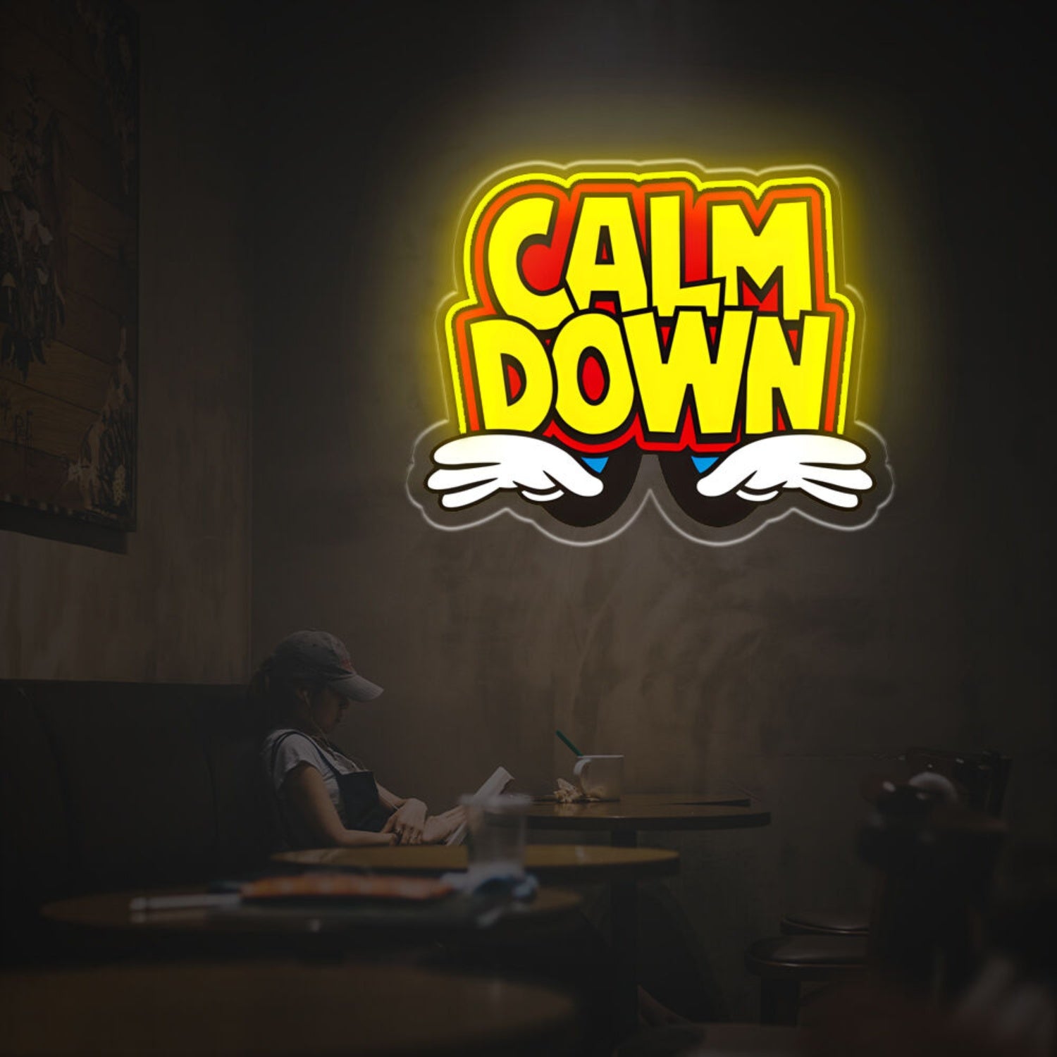 Calm Down Led Neon Acrylic Artwork | Shineneon