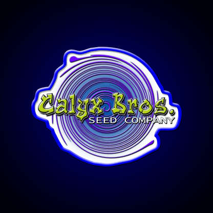 Calyx Bros Seed Co Logo Hemp Inspired Green Leaf Led Neon Sign Rgb Color - Shineneon