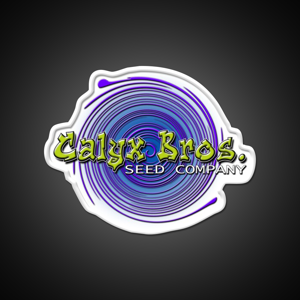 Calyx Bros Seed Co Logo Hemp Inspired Green Leaf Led Neon Sign Rgb Color - LED neon sign view 11