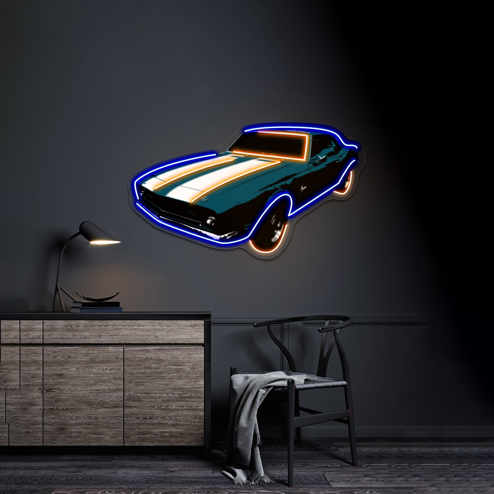 Camaro Artwork Business Neon Sign