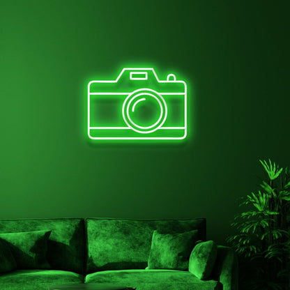 Camera Led Neon Sign Tribute To Photography And Visual Arts - Shineneon