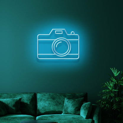 Camera Led Neon Sign Tribute To Photography And Visual Arts - Shineneon