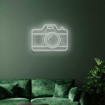 Camera Led Neon Sign Tribute To Photography And Visual Arts - Shineneon