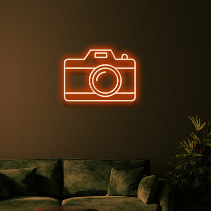 Camera Led Neon Sign Tribute To Photography And Visual Arts - Shineneon