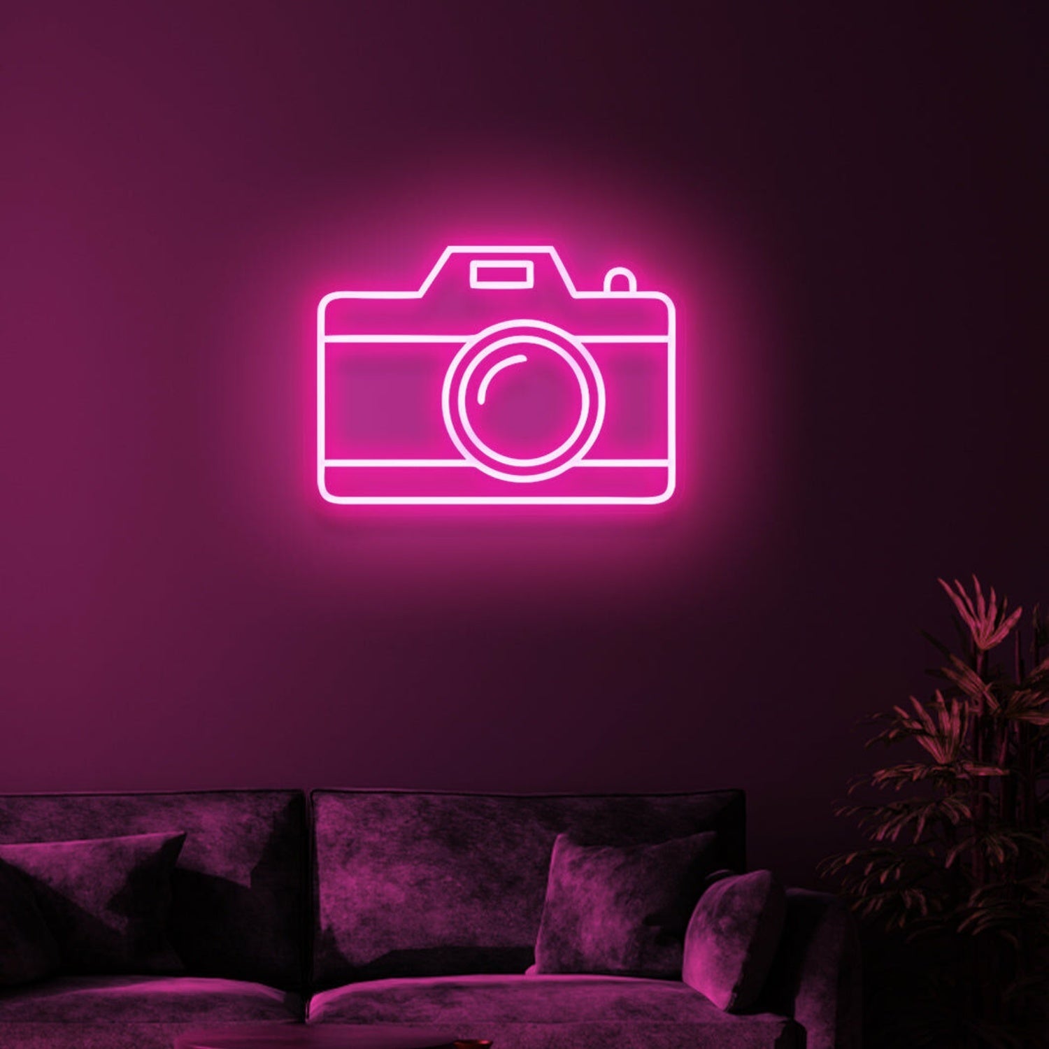 Camera Led Neon Sign Tribute To Photography And Visual Arts - Shineneon