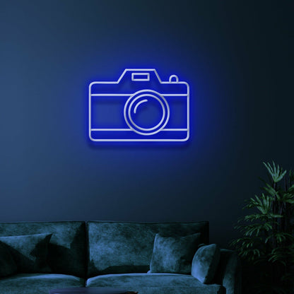 Camera Led Neon Sign Tribute To Photography And Visual Arts - Shineneon