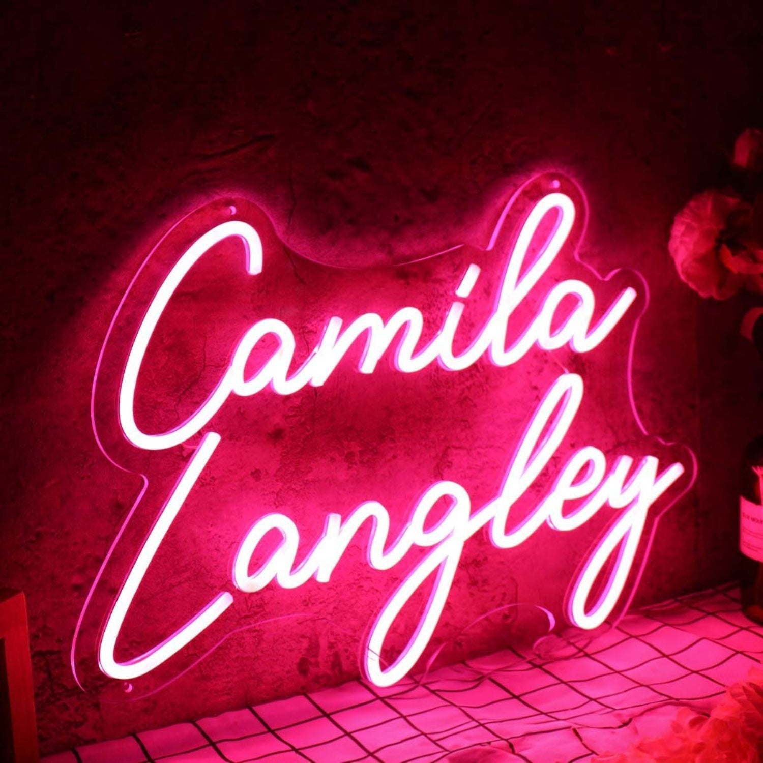 Camila Langley Red Led Neon Sign - Shineneon