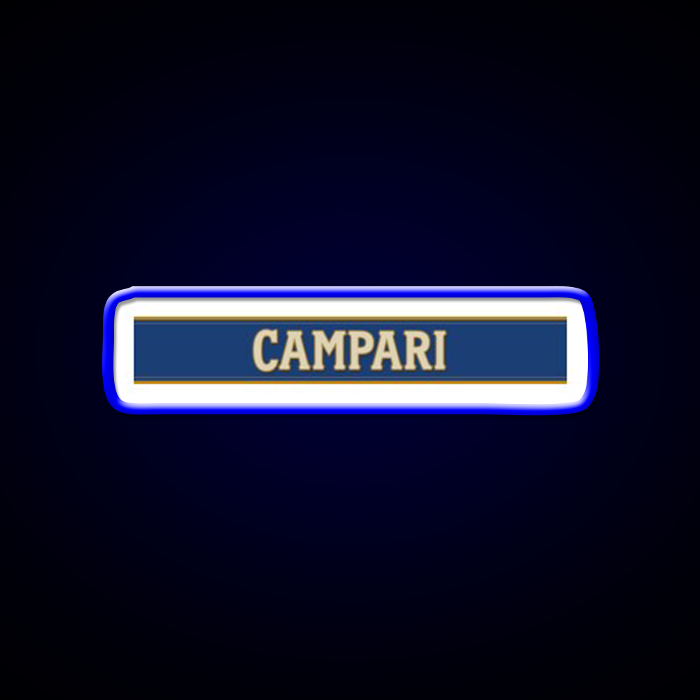 Campari Monogram Cocktail Bar Decor Led Neon Sign Rgb Color - LED neon sign view 5