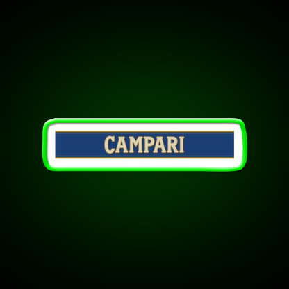 Campari Monogram Cocktail Bar Decor Led Neon Sign Rgb Color - LED neon sign view 8