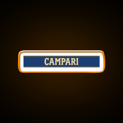 Campari Monogram Cocktail Bar Decor Led Neon Sign Rgb Color - LED neon sign view 6