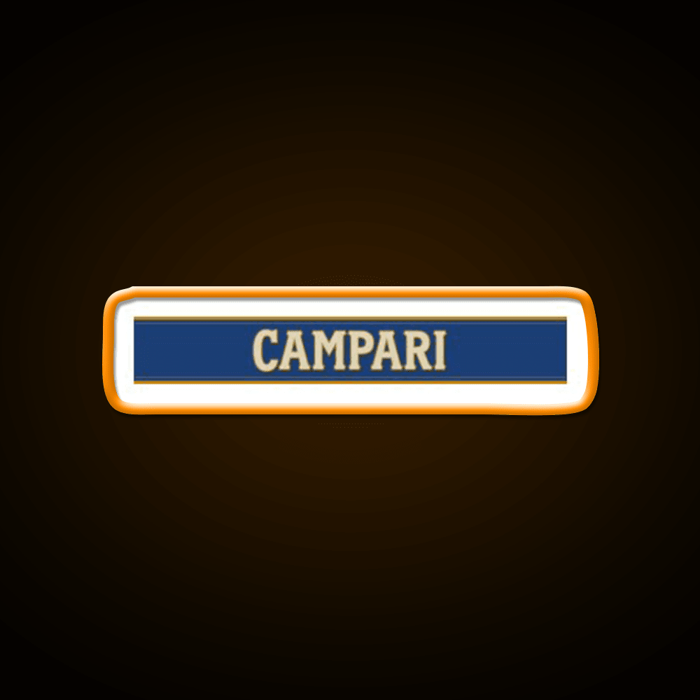 Campari Monogram Cocktail Bar Decor Led Neon Sign Rgb Color - Shineneon