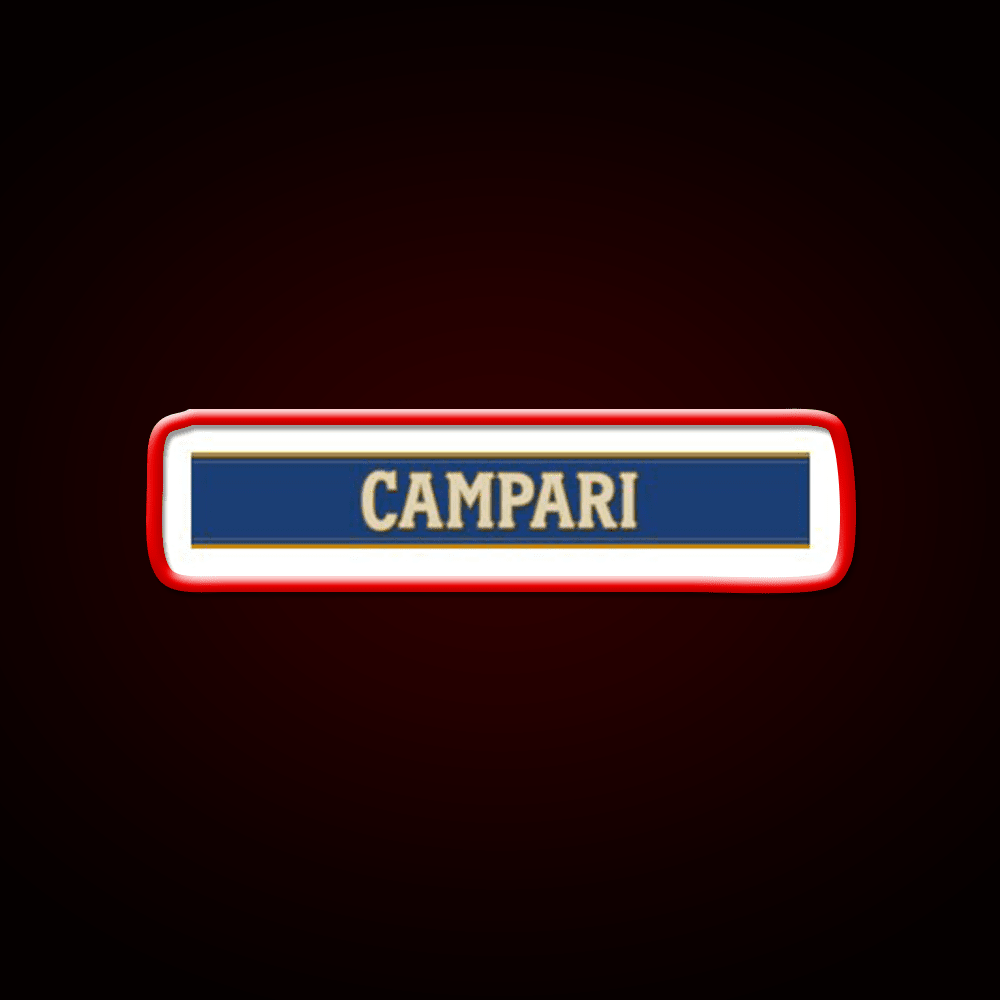 Campari Monogram Cocktail Bar Decor Led Neon Sign Rgb Color - Shineneon