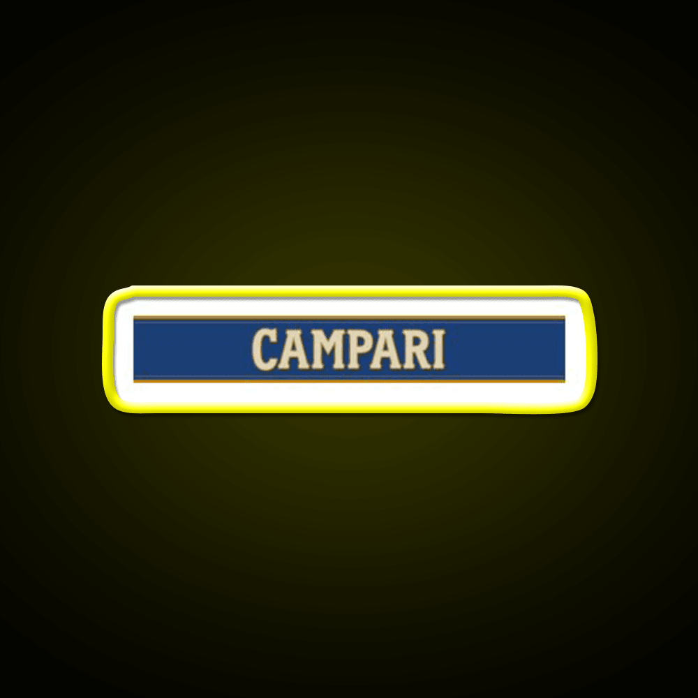 Campari Monogram Cocktail Bar Decor Led Neon Sign Rgb Color - Shineneon