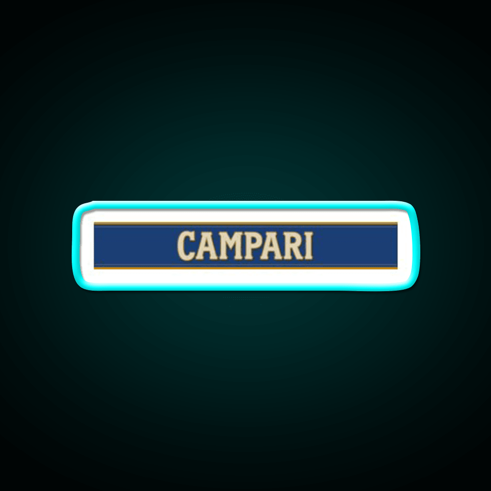 Campari Monogram Cocktail Bar Decor Led Neon Sign Rgb Color - Shineneon