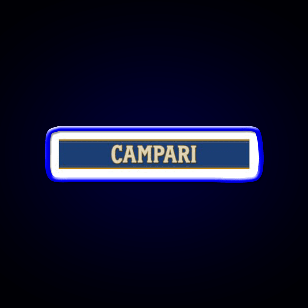 Campari Monogram Cocktail Bar Decor Led Neon Sign Rgb Color - Shineneon