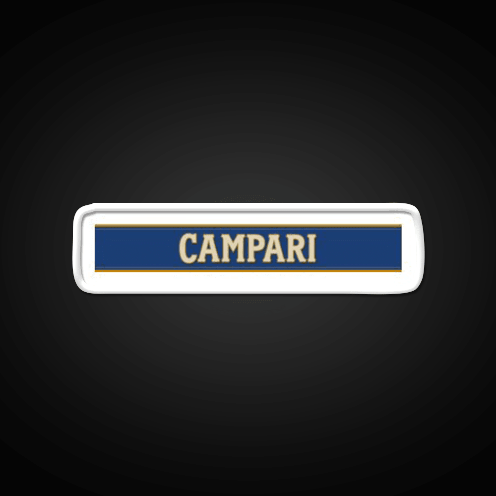 Campari Monogram Cocktail Bar Decor Led Neon Sign Rgb Color - Shineneon