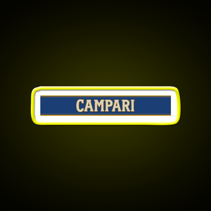 Campari Monogram Cocktail Bar Decor Led Neon Sign Rgb Color - LED neon sign view 7