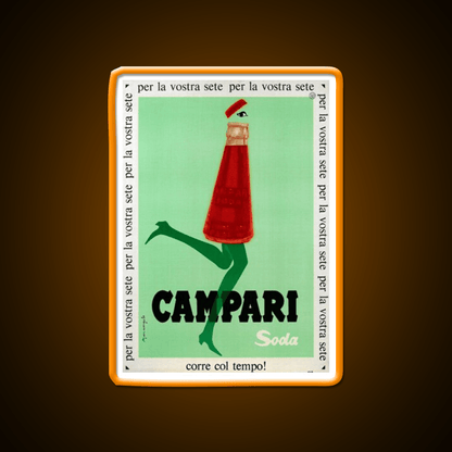 Campari Print Cocktail Bar Decor Led Neon Sign Rgb Color - Shineneon