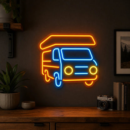 Camper Van Vintage LED Neon Sign - Shineneon