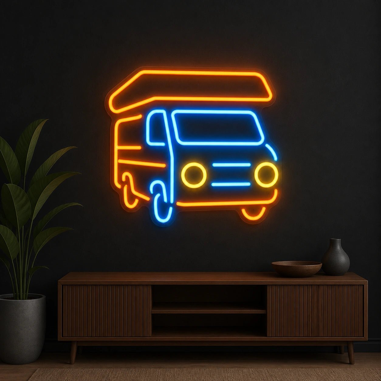 Camper Van Vintage LED Neon Sign - Shineneon