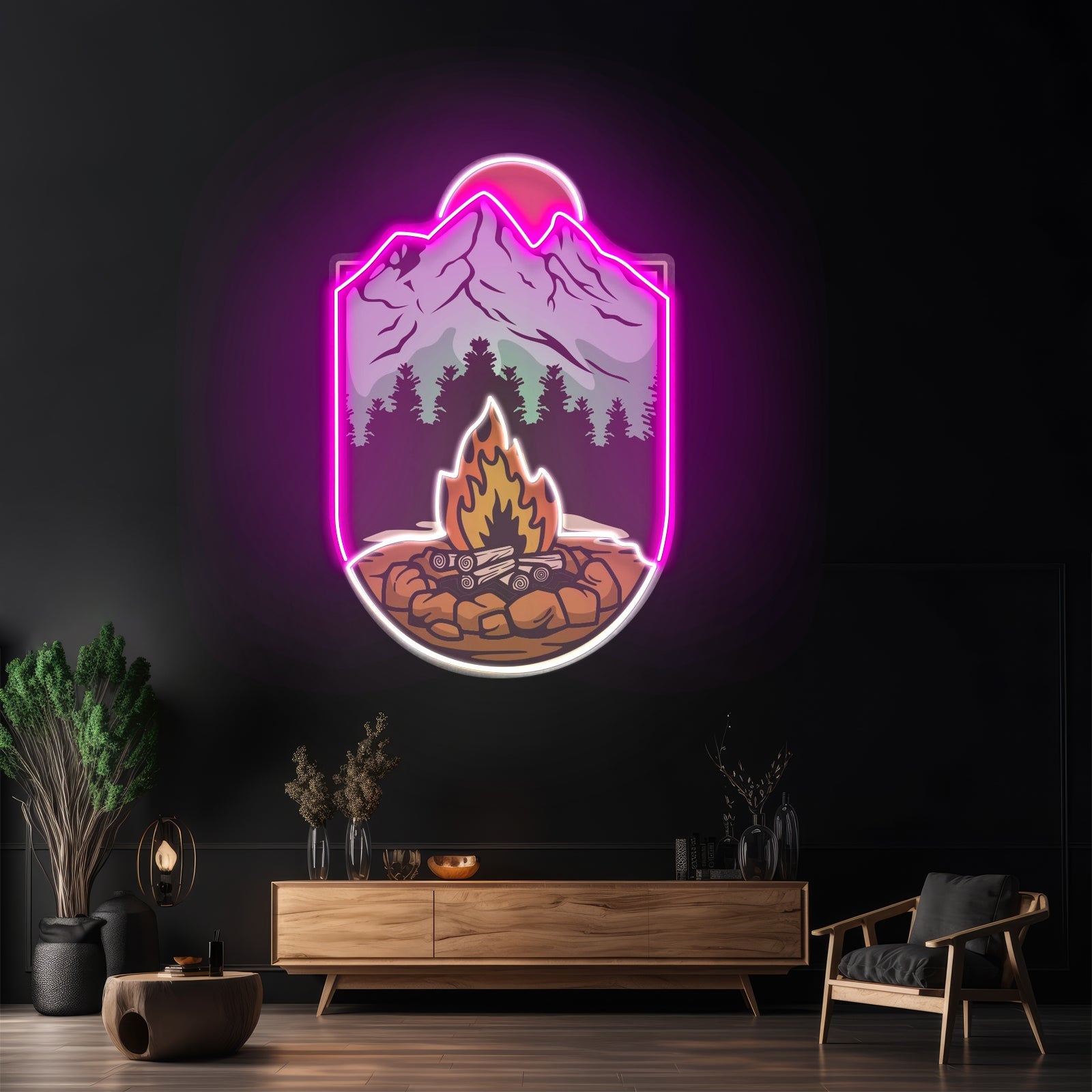 Campfire Led Neon Sign Light Custom Led Signs - Shineneon