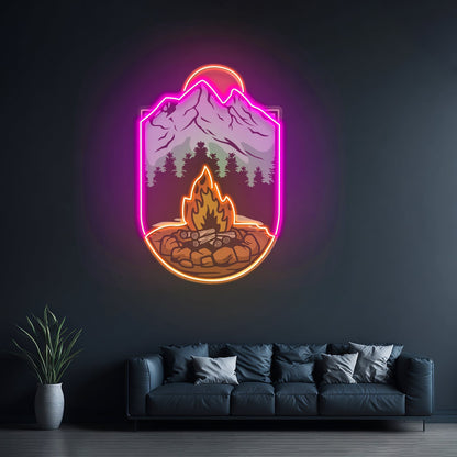 Campfire Led Neon Sign Light Custom Led Signs - Shineneon