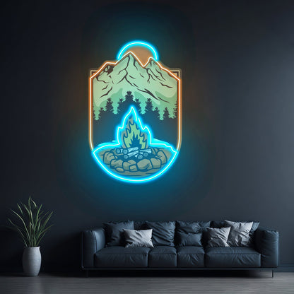 Campfire Led Neon Sign Light Custom Led Signs - Shineneon