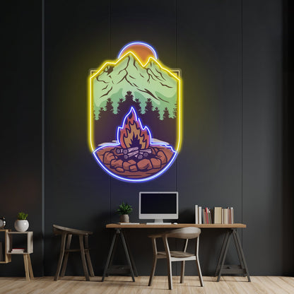 Campfire Led Neon Sign Light Custom Led Signs - Shineneon