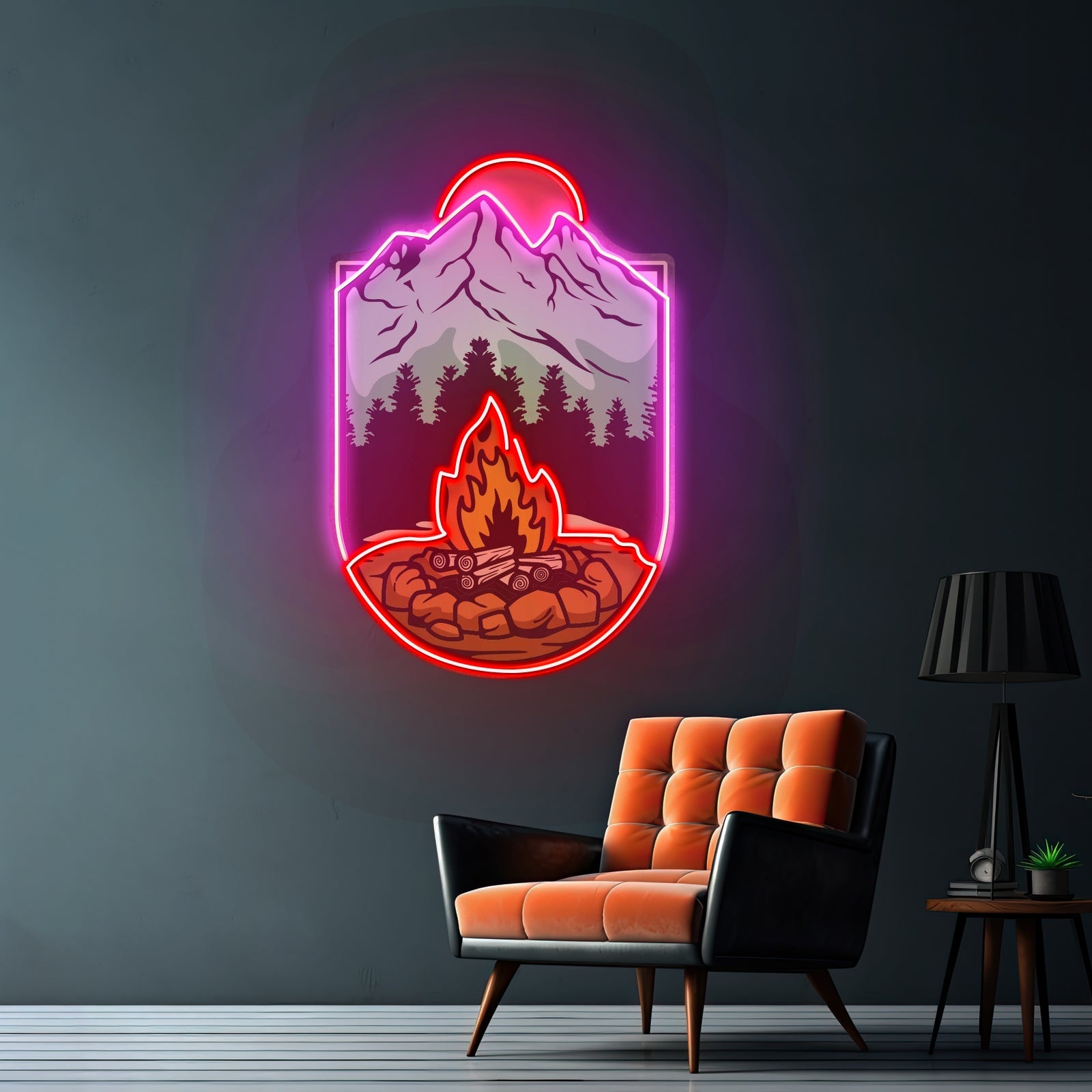 Campfire Led Neon Sign Light Custom Led Signs - Shineneon