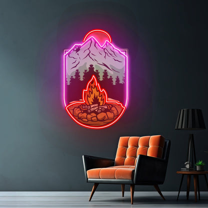 Campfire Led Neon Sign Light Custom Led Signs - Shineneon