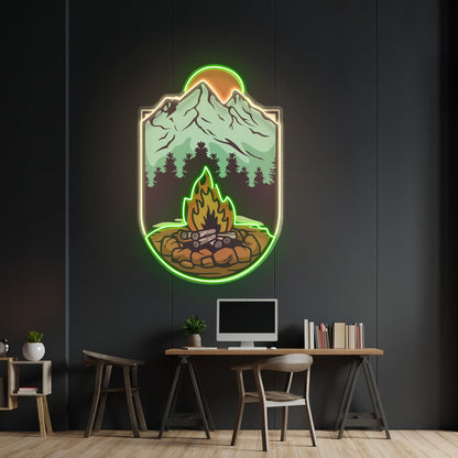 Campfire Led Neon Sign Light Custom Led Signs - Shineneon