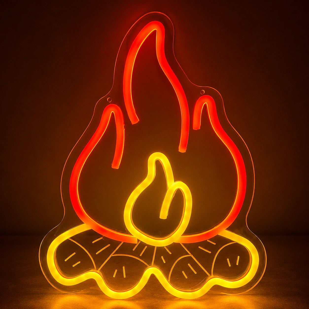 Campfire Logs LED Neon Sign main product image