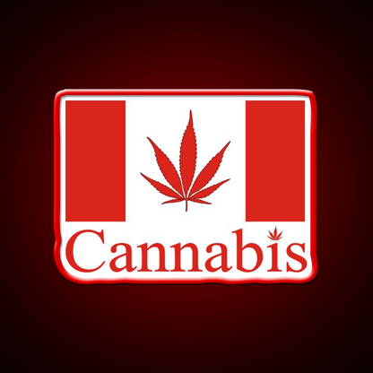 Canada Hemp Inspired Green Leaf Led Neon Sign Rgb Color - LED neon sign view 10
