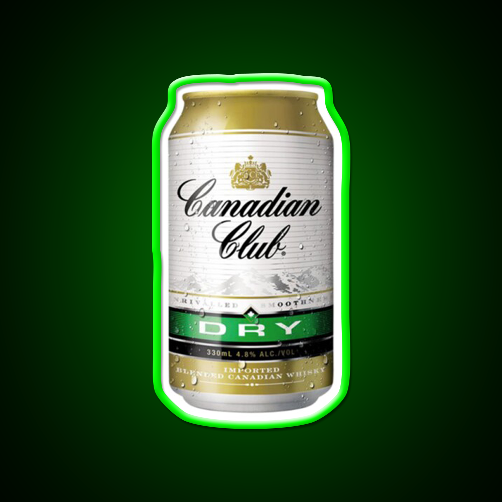 Canadian Club Dry Beer Bar Decor Led Neon Sign Rgb Color - LED neon sign view 8