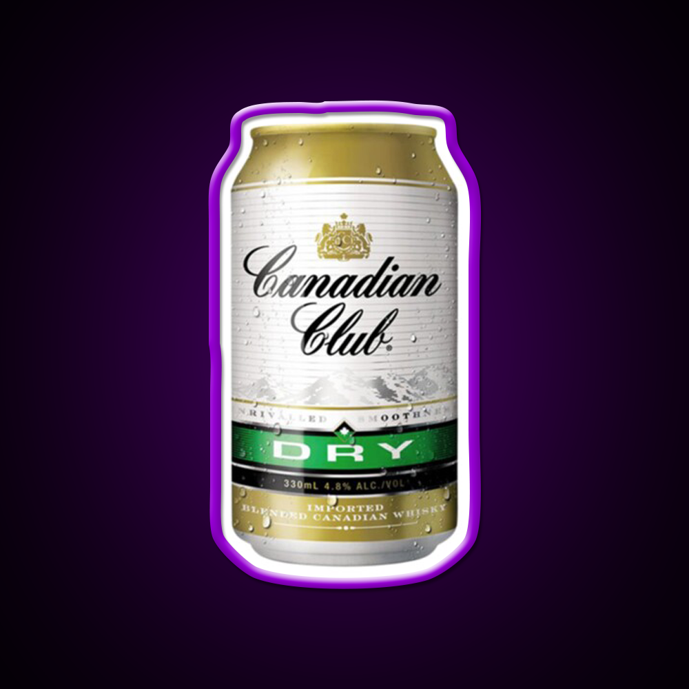 Canadian Club Dry Beer Bar Decor Led Neon Sign Rgb Color - LED neon sign view 9